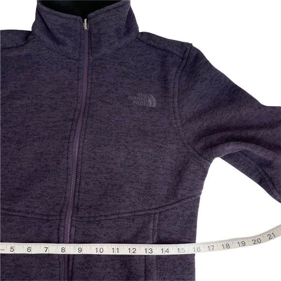 The North Face Space Dye Purple Full Zip Jacket - Picture 5 of 6